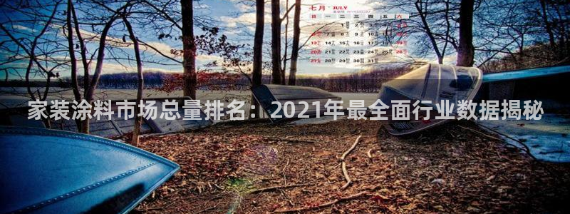 和记AG旗舰：家装涂料市场总量排名：2021年最全面行业数据揭秘