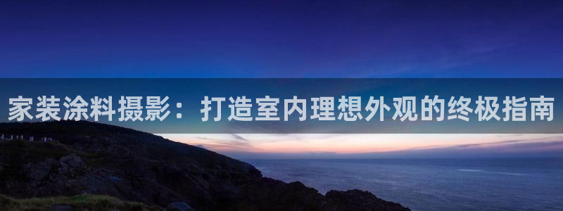和记h8：家装涂料摄影：打造室内理想外观的终极指南