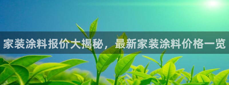 和记ag网页版：家装涂料报价大揭秘，最新家装涂料价格一览